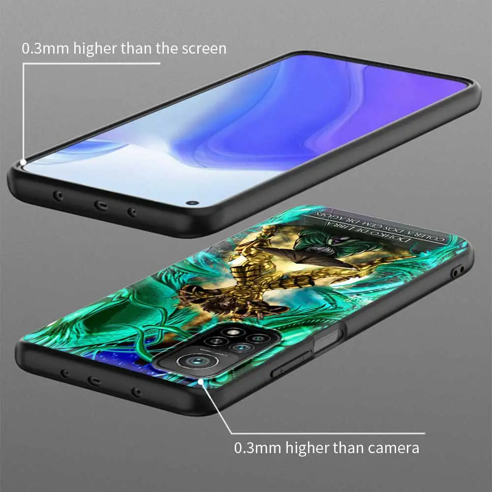 shockproof case for xiaomi mi poco x3 nfc 10t pro 9t m3 note 10 lite f3 11 f1 cc9 a2 9 soft phone cover saint seiya anime shell free global shipping