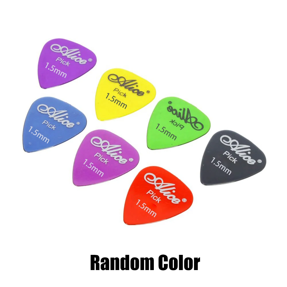 Набор гитарных медиаторов 50 шт. струнный музыкальный инструмент толщина 0 58 1 5 мм