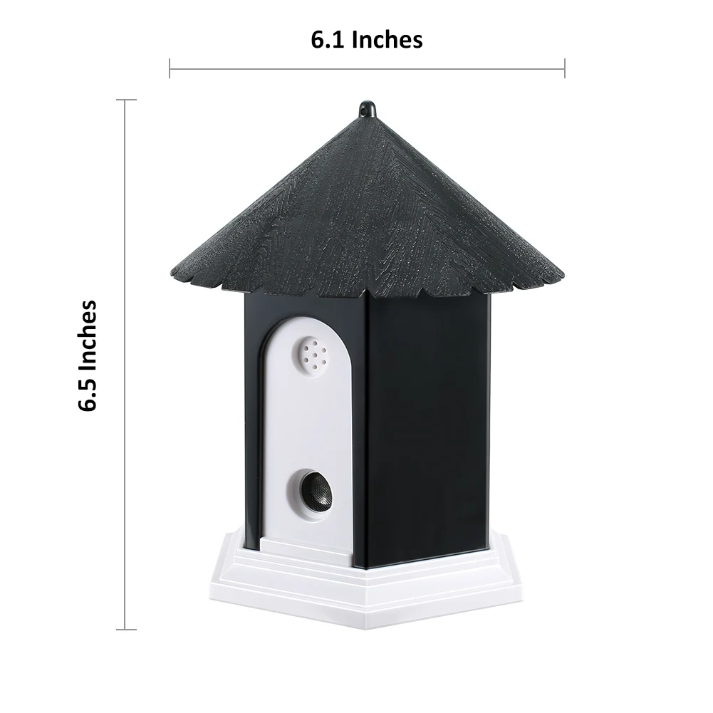 

Pet Dog Ultrasonic Anti Barking Stop Bark Birdhouse Shape Outdoor Waterproof Dogs Training Repeller Control Tool Device SER88