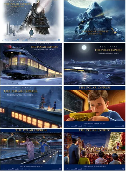 8 шт./компл. полярная Экспресс открытка из фильма|Открытки и приглашения| |