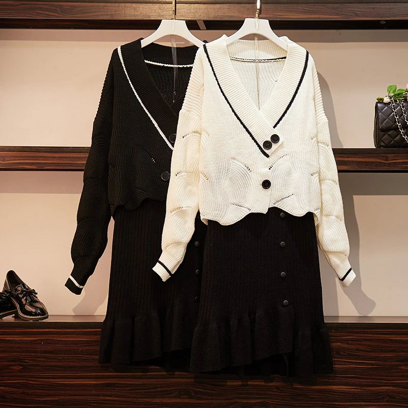 

suit women big yards couture autumn new two-piece clothing set
