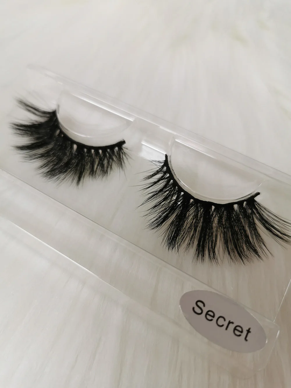 

Hot Sales Natural Clear Band Transparent Stalk 3D Silk Eyelash