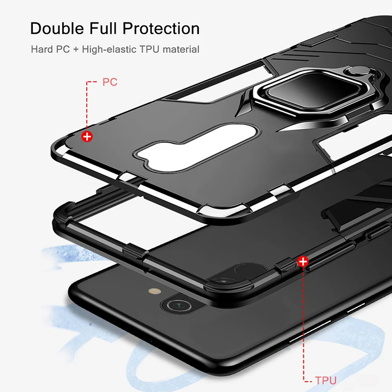 Ударопрочный защитный Магнитный чехол-бампер для Oppo A91 чехол s автомобильный