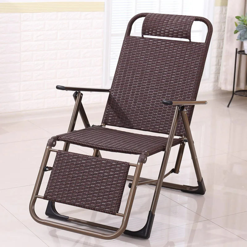 Открытый ротанговый кресло складной стул балкон Сиеста три раза плетеное для