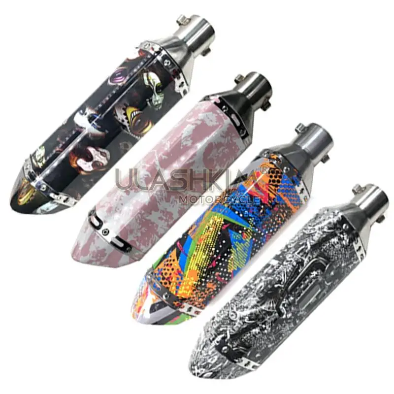 Универсальный мотоцикл выхлопной скольжения на нержавеющей стали 304 36 ~ 51 мм для