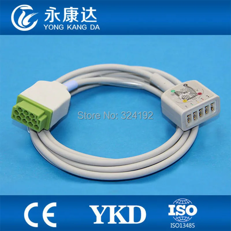 GE - marquette 11pin patient monitor ECG trunk cable for 5 lead Multi-Link 5-lead CE&ISO13485 Free shipping! |