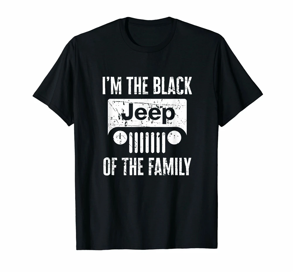 I'M The Black Jeeps Of Family Funny мужская и женская футболка свитшот футболка|Мужские