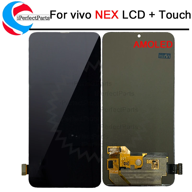 Super AMOLED для Vivo Nex передний ЖК-дисплей+ кодирующий преобразователь сенсорного экрана в сборе Замена для Vivo NEX lcd