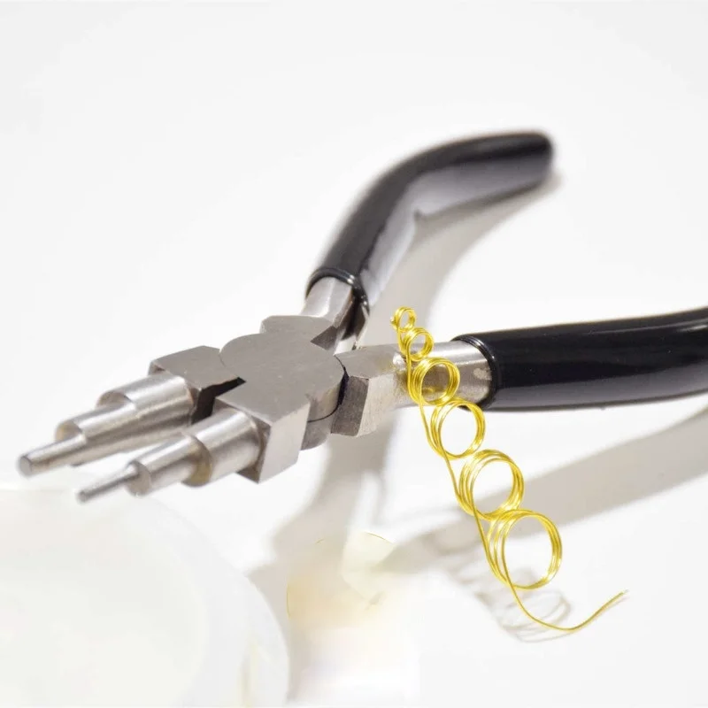 

6-in-1 Looping Pliers Round Nose Jewelry Winding Pliers DIY 14k Gold Wire Silver Wire Copper Wire Modeling Bending Tools