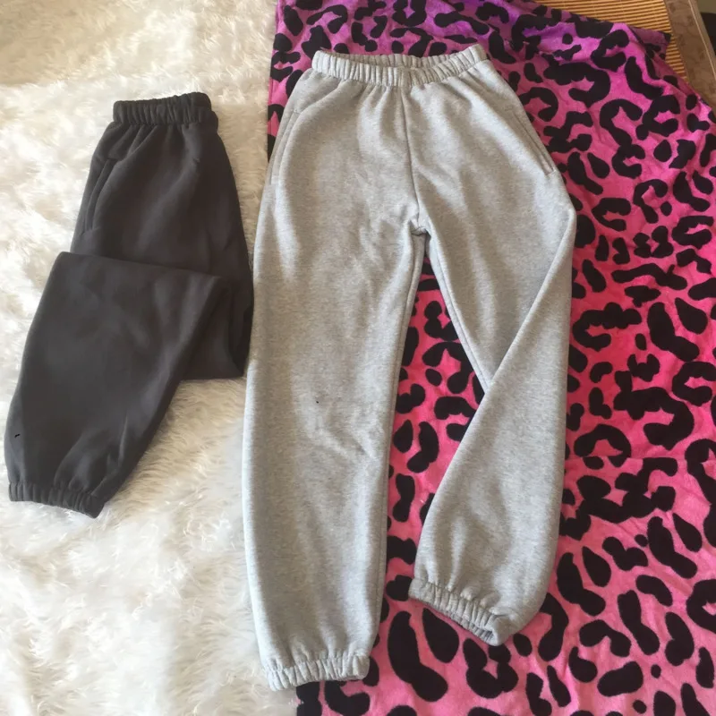 

Streetwear Women Joggers 2 Piece Sets Hooded Sweatshirt Pants Two Piece Set Tracksuit Fleece Outfits Sweatpants Autumn Winter
