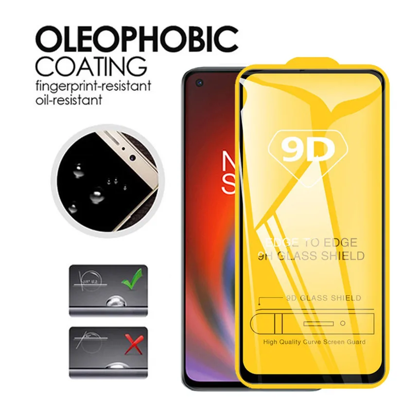 

9D Tempered Glass For One Plus Nord 2 5G Glass OnePlus Nord 2 Screen Protector Safety Glasses OnePlus Nord 2 Protective Fiim