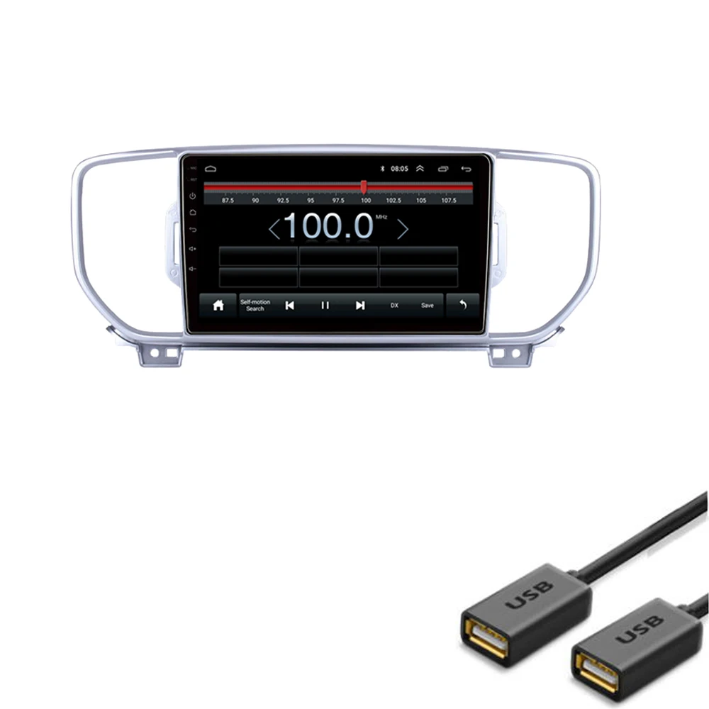 Автомобильный мультимедийный плеер R Way на Android Dvd Gps для Kia Sportage 2016 2017 2018 KX5 9 дюймов