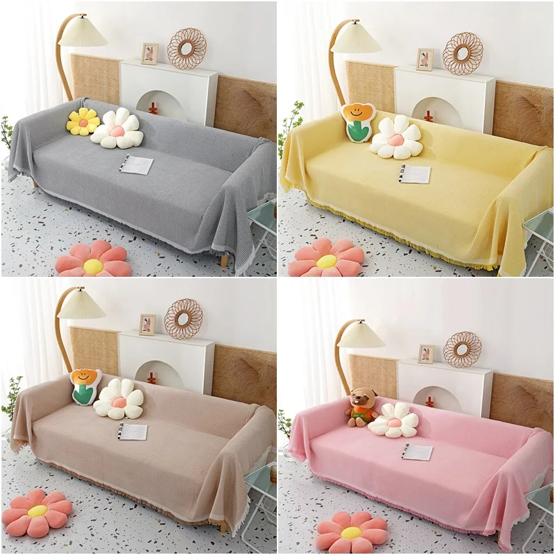 Soft Throw Blanket Ins Sofa Towels Tassel Cozy Camping Picnic Beach Mat Couch Cover Tapestry Bedspread Cubre Camas | Дом и сад