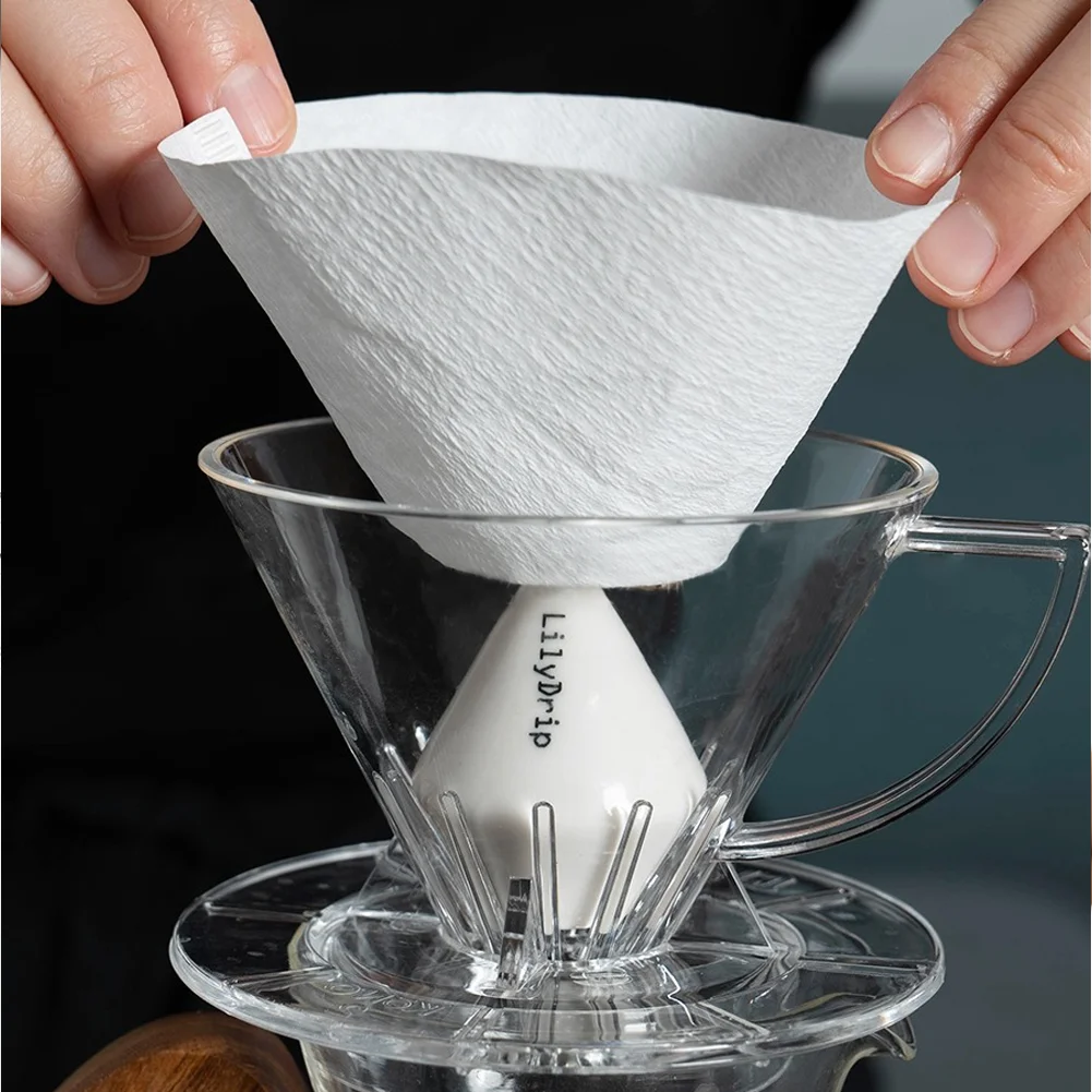 Конусный держатель фильтра MOLA кофейный фильтр из бумаги 1-2 чашки/2-4 чашки