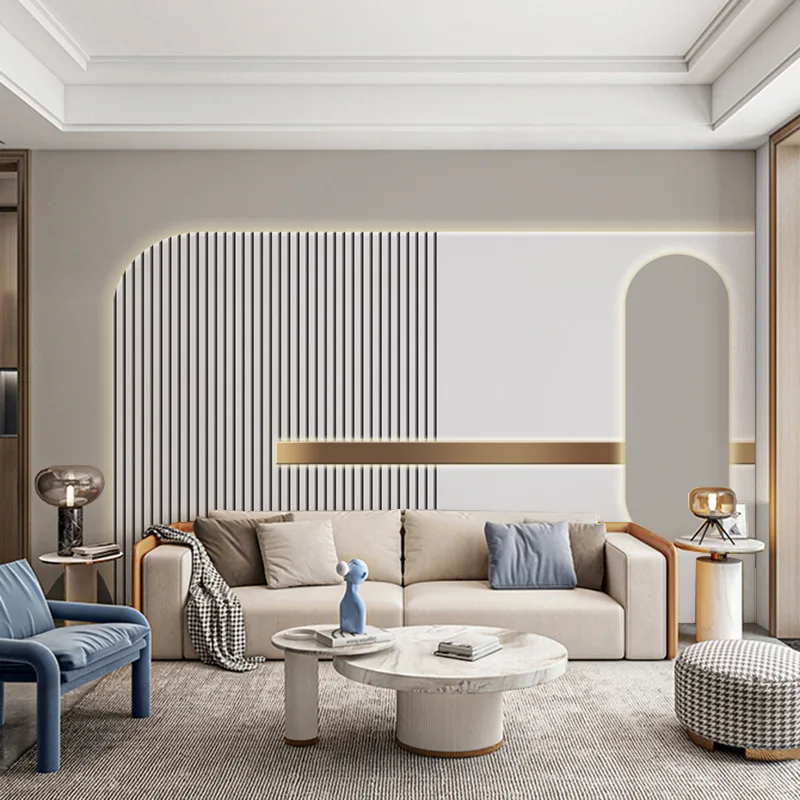 

Custom 3D New Style Luxury Living Room Sofa Line Ddecoration TV Background Wall Paper Bedroom Video Wall Covering Mural
