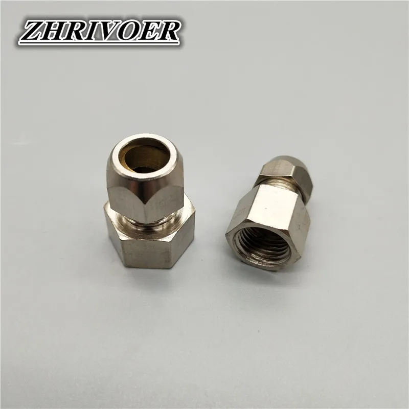 

Ring Lock oil Tube Compression Ferrule Tube Compression Fitting Connector tube 4 6 8 10 12mm Female Thread M14x1.5 M20x1.5