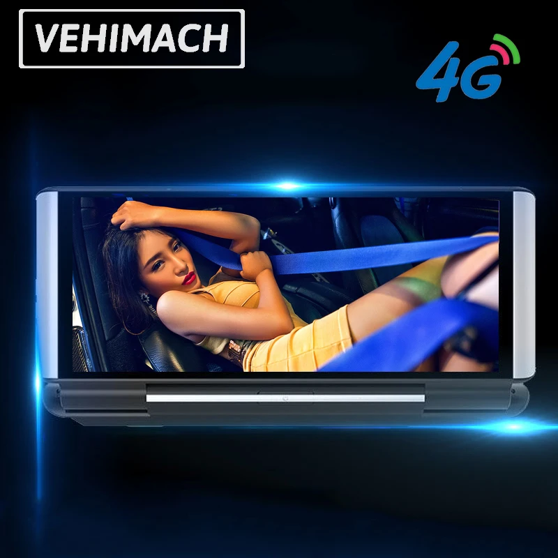 

Видеорегистратор на приборной панели Android, 4G, ADAS, автоматический видеорегистратор, GPS, WIFI, камера переднего и заднего вида, двойной видеореги...