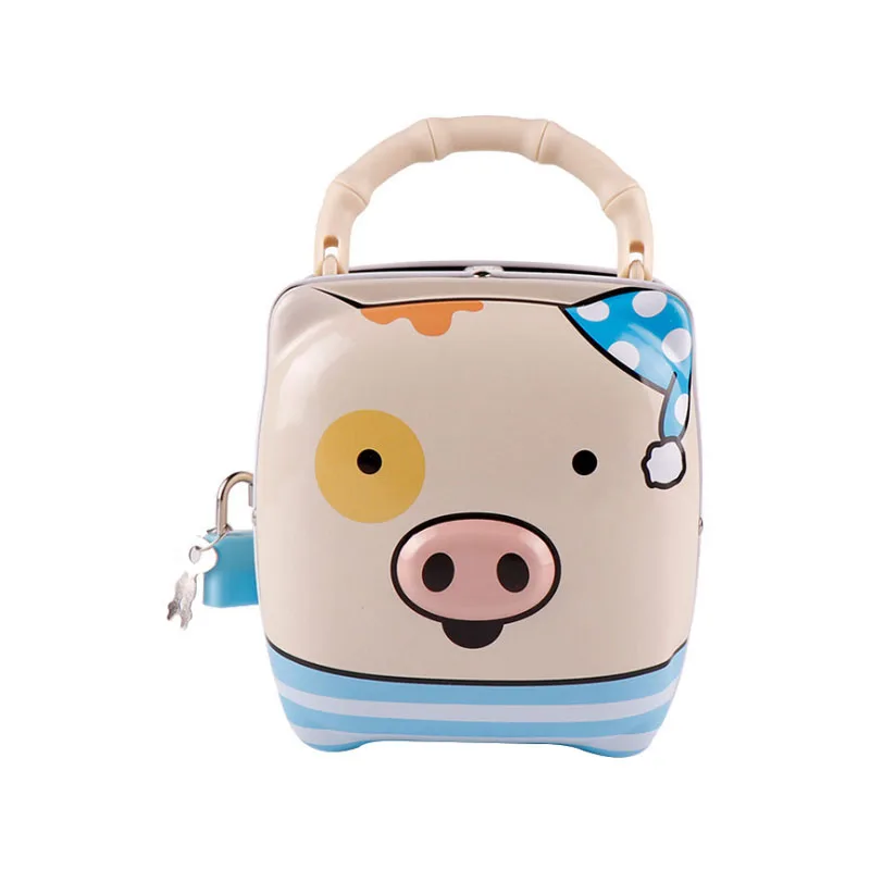 Портативная копилка мультяшная с замком креативное Подарочное украшение для