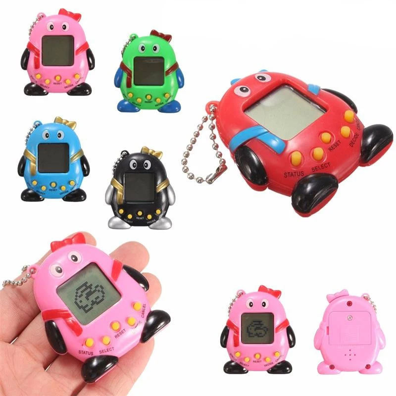 

Pets Nostalgic Virtual Pet Cyber Pet Digital Pet For Tamagotchi Penguins E Pet Toy Gift Portable Game Machine Keychain