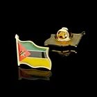 Брошь на лацкан в виде флага Республики Мозамбик