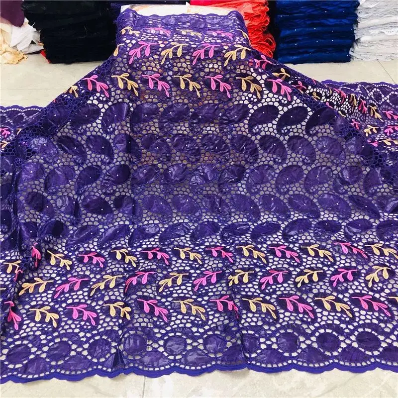 Ткань с вышитыми бусинами и кружевами в африканском стиле материал для платья