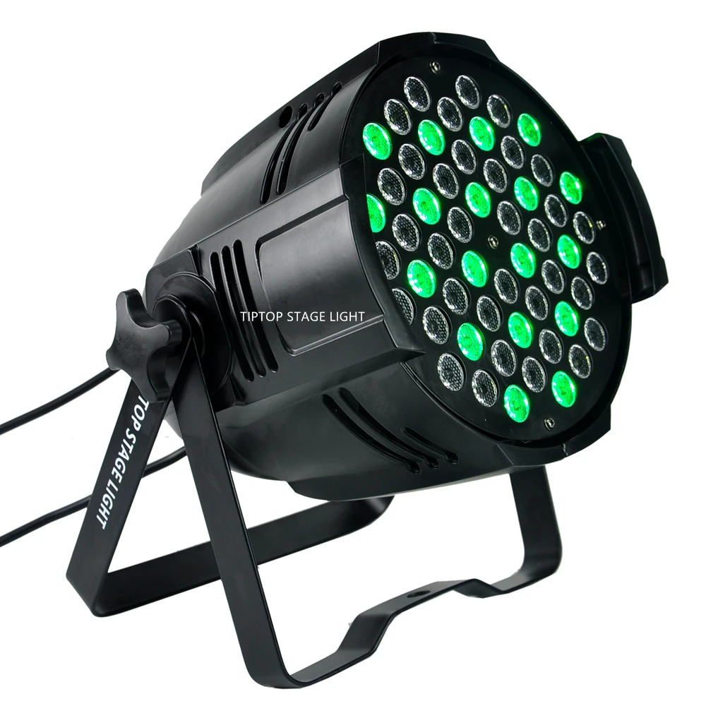 8xlot 543W RGBW LED Par 64 Double Yokes Stage DJ вечерние светильник DMX Par64 Lamp Light ing Single Color Sound Control Auto