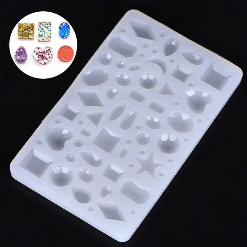 

Star Diamond Bling Design Pendant Fashion Scrapbooking Silicone Mould DIY Resin Decorative Craft Jewelry Making Epoxy Resin Mold