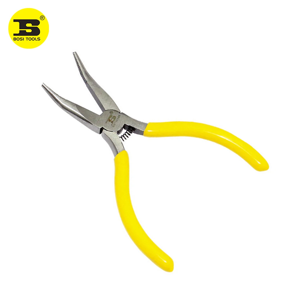 SIJIBOSI Mini 5 Bent Nose Beading Craft Hobby Pliers Jewelers Jewelry Repair Tool