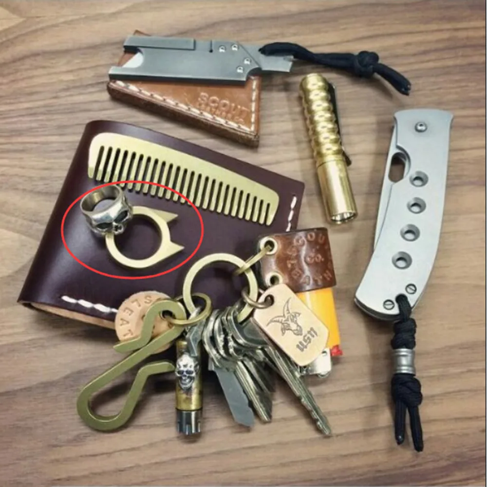 Персональное кольцо для самозащиты кольца выживания шокер оружие карманный