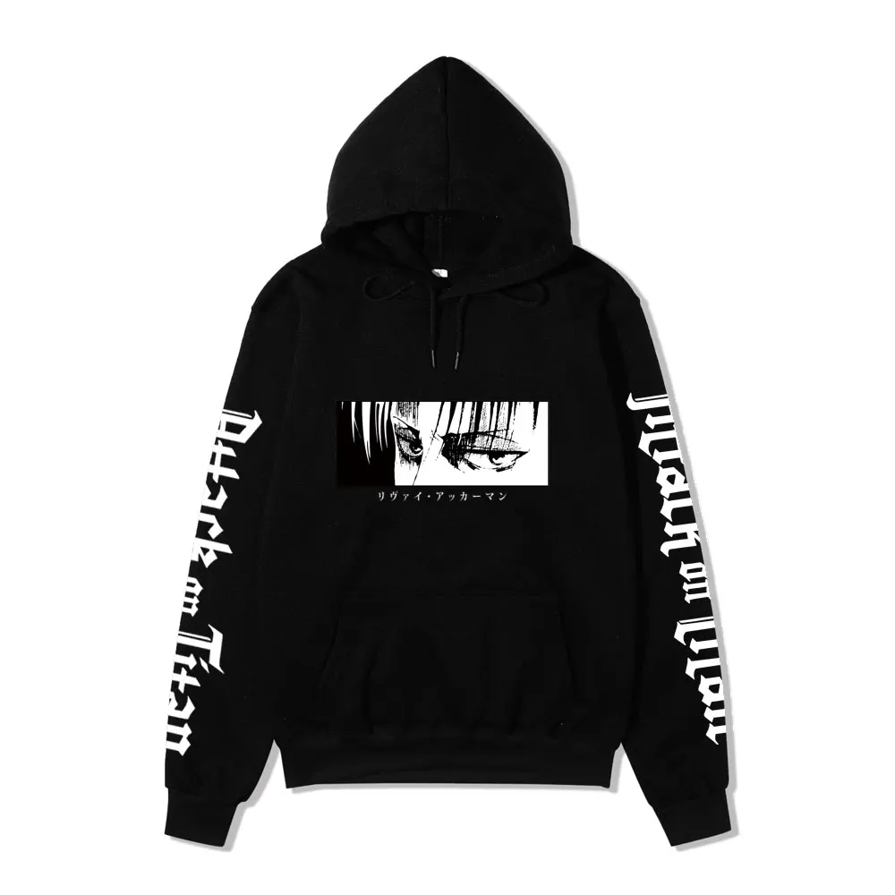 

unisex Hot Japanese Anime Attack on Titan Hoodies Men/Women The Final Season Titans Attack Cartoon Streetwear Levi Eren Sweatshi