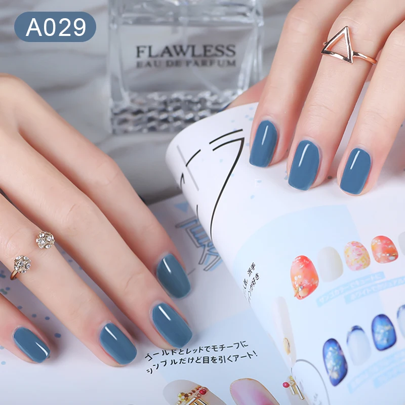 Лак для ногтей 10 мл Одноцветный фиолетовый серый коричневый красивый дизайн