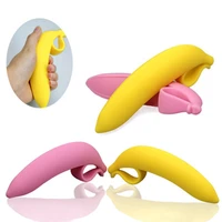 silicone simulation penis banana shape penis anal plug backyard toy sm adult products fruit banana sex toys dildo