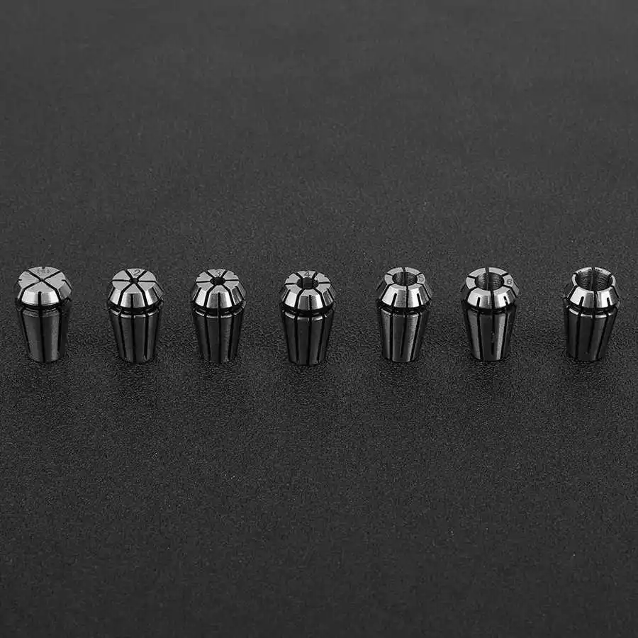 Цанговый патрон 7 шт. точный пружинный набор ЧПУ Гравировальный фрезерный станок