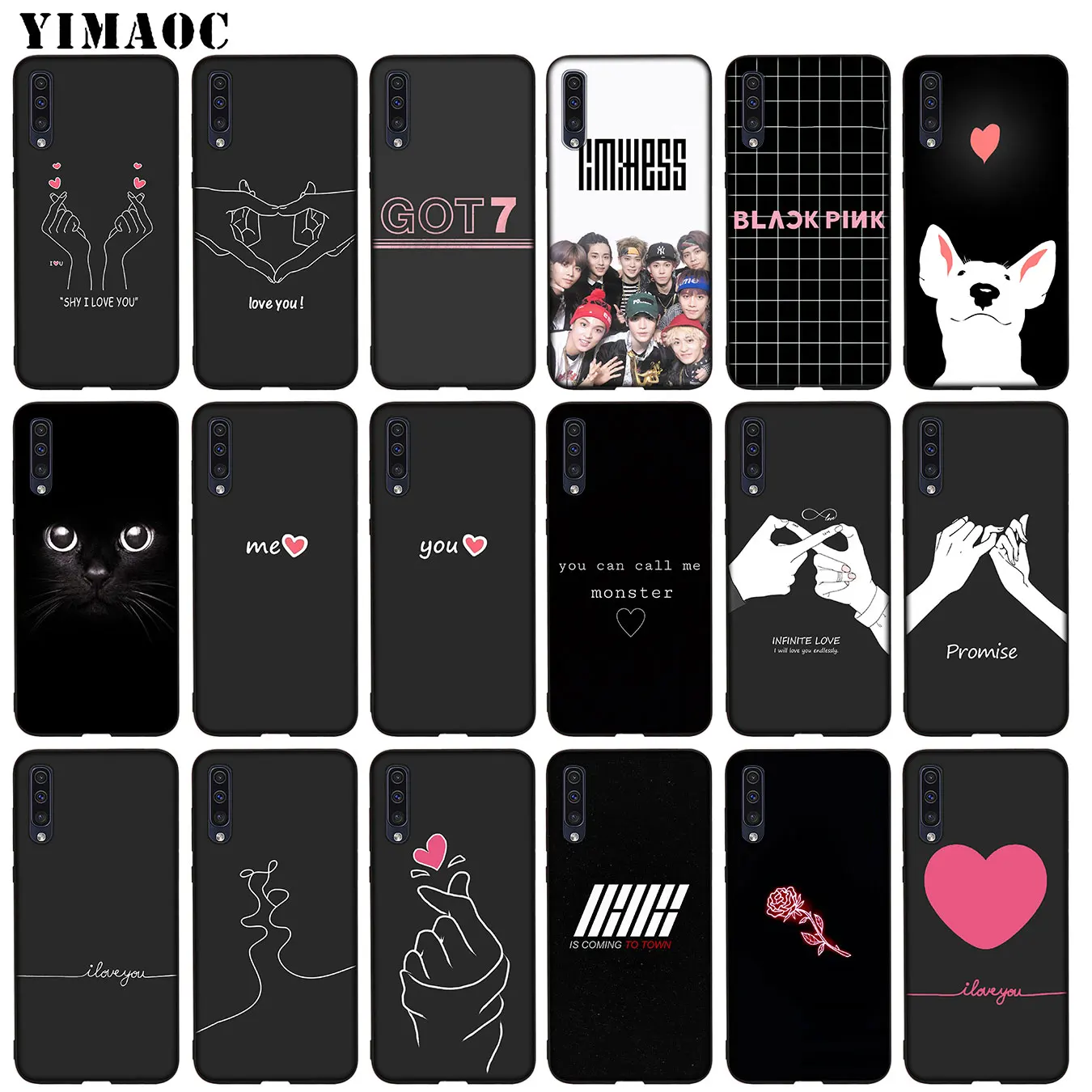 Мягкий чехол kpop для Samsung Galaxy A51 A71 A81 A91 A41 A21 A11 A01 M10 M20 M30 M40|Бамперы| |