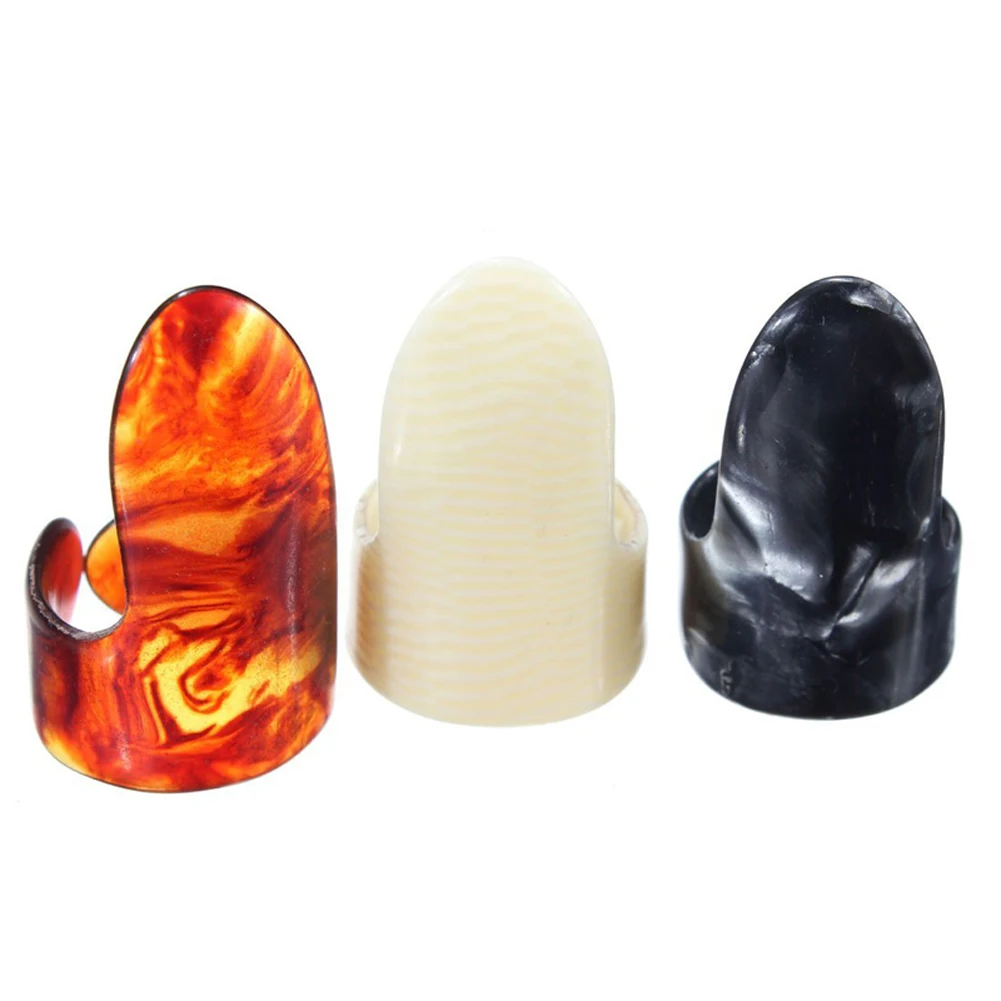 

3 шт. медиаторы для указательных пальцев, медиаторы целлулоидные, акустическая гитара, подходит для указательных пальцев EDF88