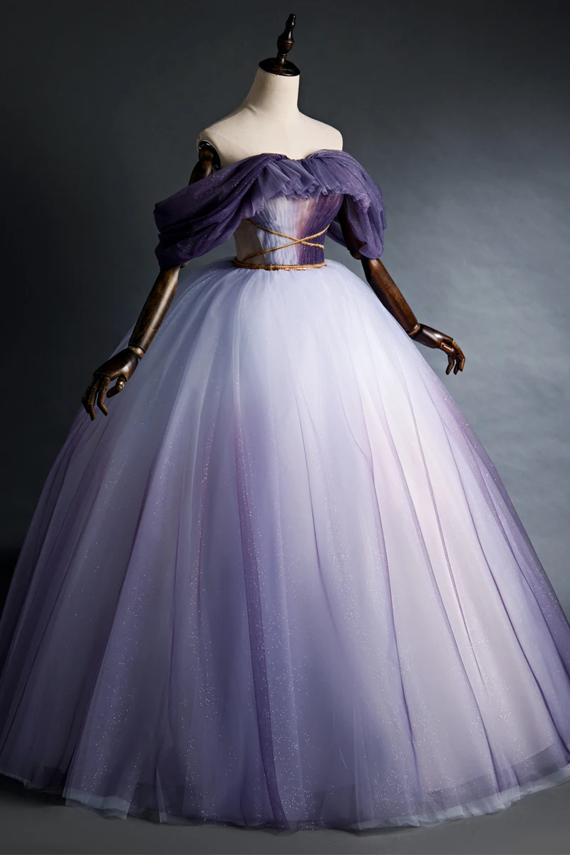 

luxury fairy dream lavender vintage ball gown long dress vintage medieval dress Renaissance princess Victoria dress