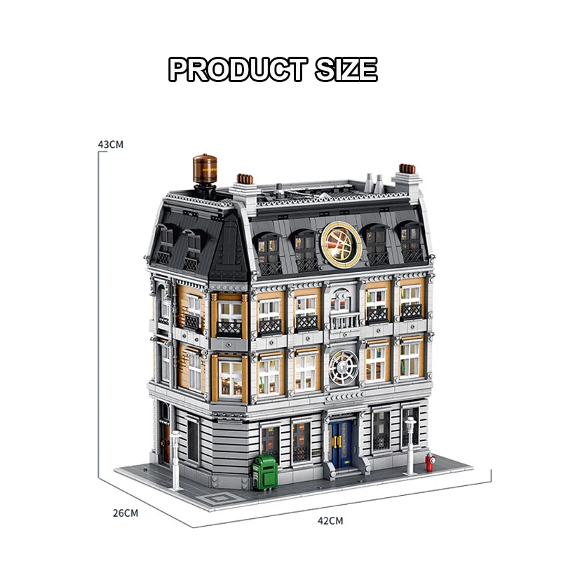 

New Sanctum Sanctorum 6632pcs Modular Building Compatible Super Heroes MOC-30628 76108 Blocks Bricks Assemble Toy Christmas Gift