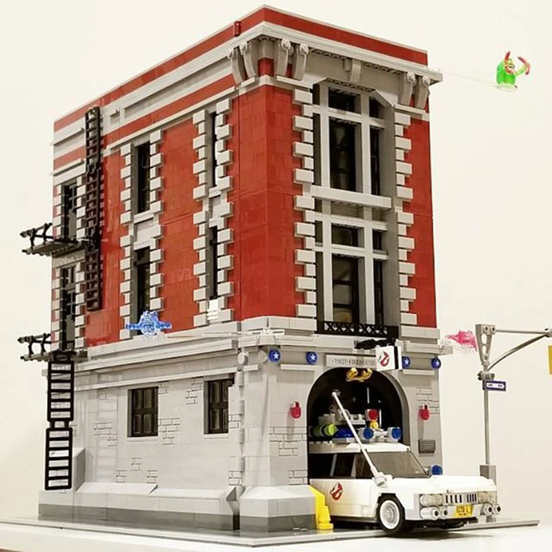 

DHL 16001 4705Pcs Ghostbusters Firehouse Headquarters Brinquedos Model Set Building Kits Model Compatible City75827