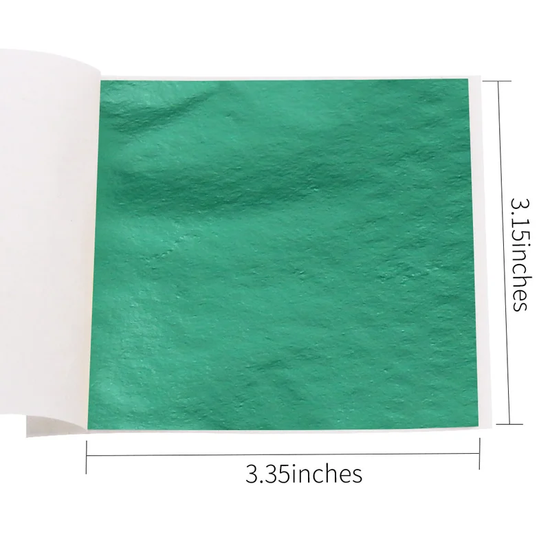 Имитация золотой фольги из Тайваньского сплава лист бумаги золочение оберточная