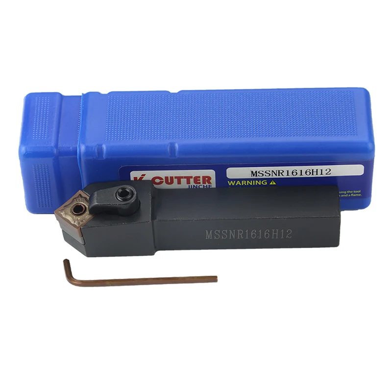 

1pc MSSNR1616H12 MSSNR2020K12 MSSNR2525M12 External Turning Tool Holder SNMG Carbide Inserts MSSNR Lathe Cutting Tools Set