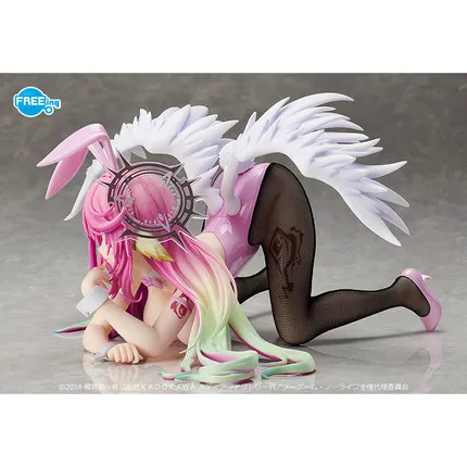

16.5CM No Game No Life Flueqel Jibril Bunny girl Action Figure anime figure New Collection Model New for christmas gift