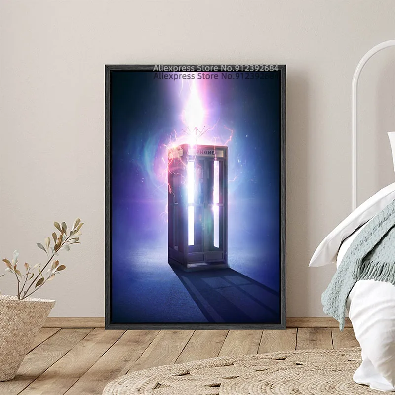 Текстильный плакат с изображением персонажей кино ТВ Билла и Теда телефонная