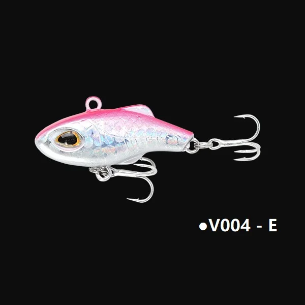 V004 - E Новинка, высокое качество, маленькие Мини приманки VIB, 35 мм, с вибрацией и подсветкой, жесткая приманка, Свинг, раковина, кренкбейт, бионическая, Реалистичная, эффективная приманка - Цвет: V004 - E