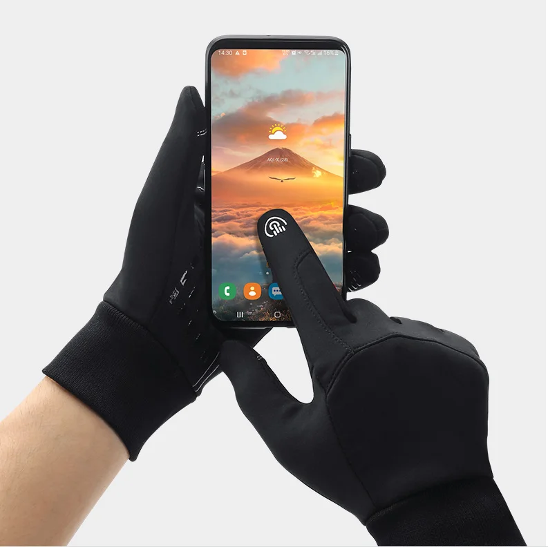 Теплые ветрозащитные перчатки XiaoMI mijia водоотталкивающие Нескользящие