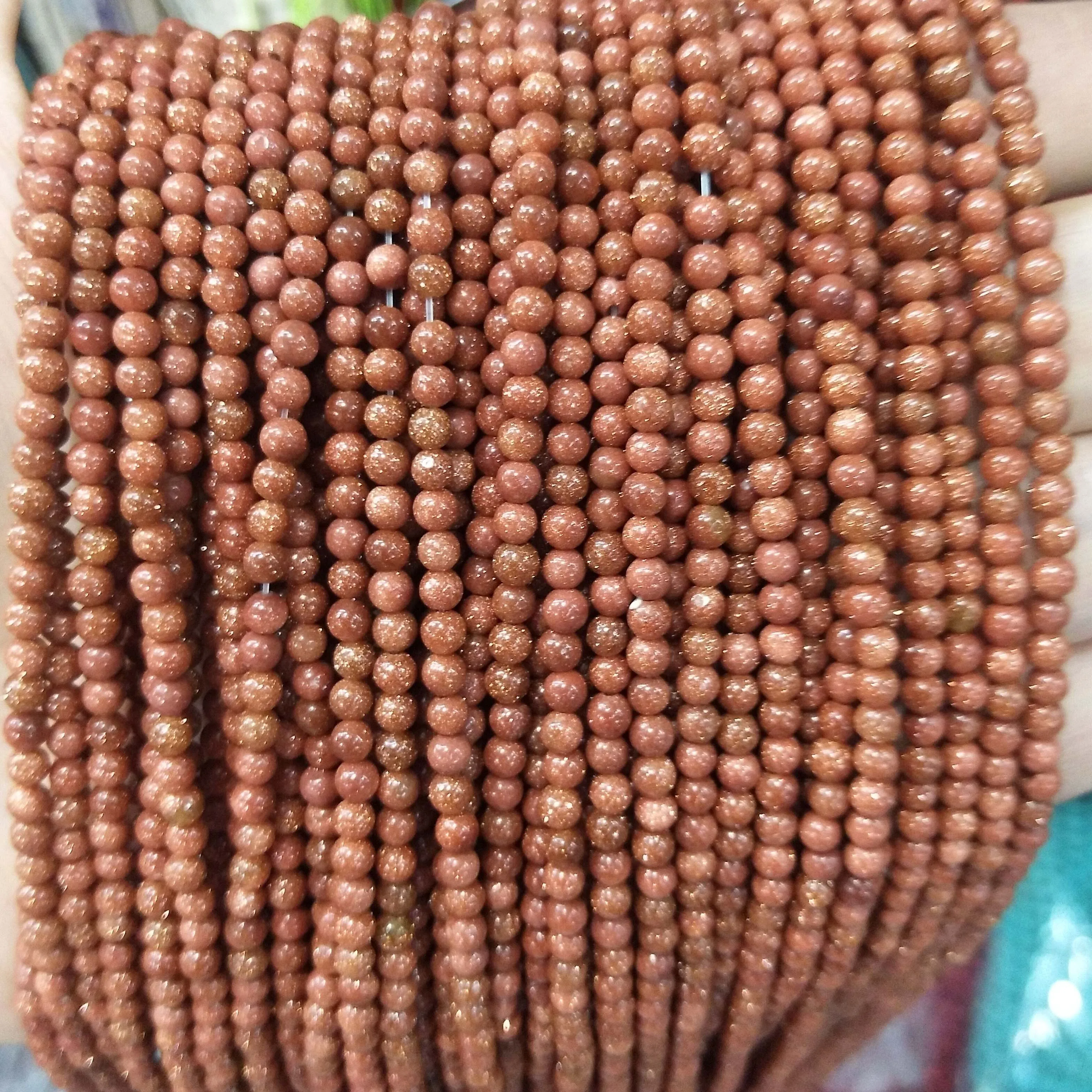 Оптовая продажа бусины из натурального камня 3 мм аметиста лазурита Агата для