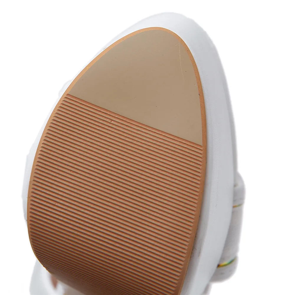 2020 new fashion Summer Women 17cm High Heels luxury Rome white Sandals Fetish Striptease prom Pumps 6cm Platform Party Shoes | Обувь