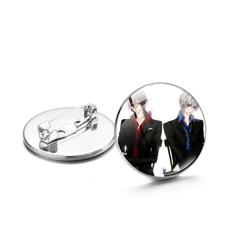 В виде милого героя Аниме Code Geass Круглый купол стеклянный броши на булавке в