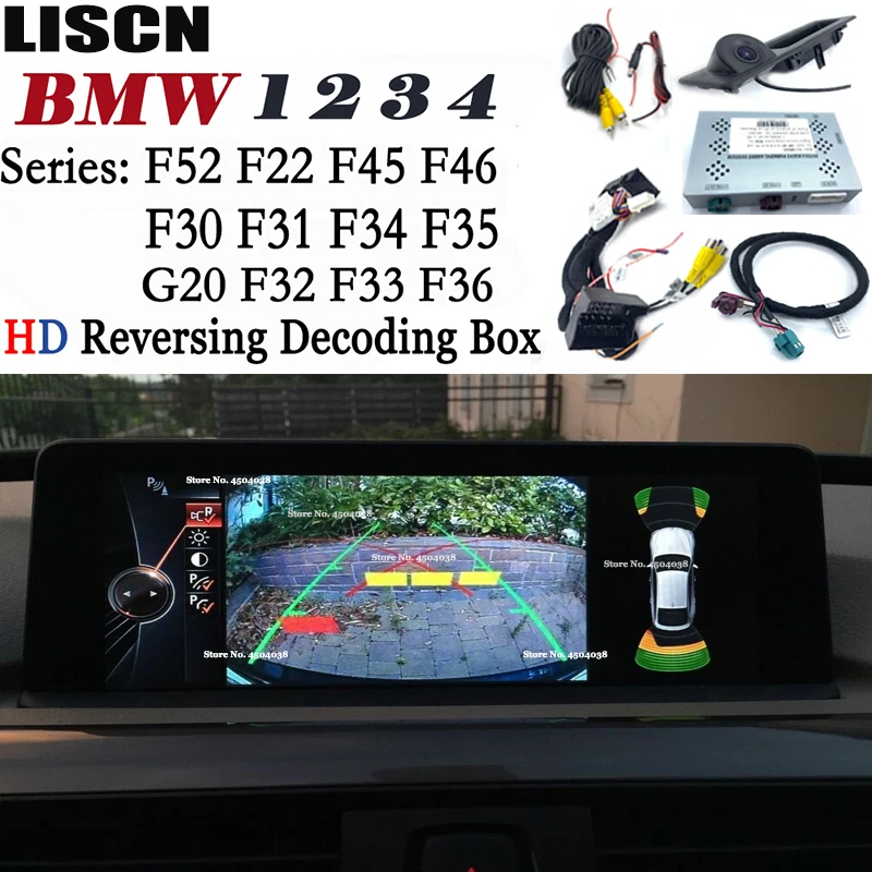 Интерфейсный Адаптер для задней камеры Fron подключение оригинального экрана BMW 1 2