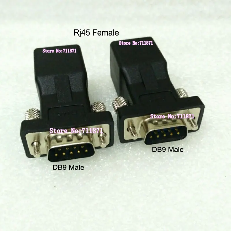 Через сетевой кабель Удлинительный штекер RS232 DB9 разъем адаптера папа 9P