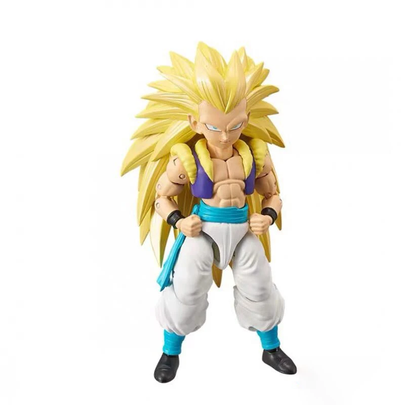 

Original BANDAI DRAGON BALL Z Gotenks Action Figure Collection Model Toy Anime Super Saiyan 3 For Kids